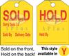 AP-280-SH • Stock Sales Signs Mirror Hangs SOLD/HOLD Slogan
• Quantity 50