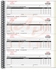 1513NC-3 * Imprinted 3 Part Purchase Order Books * Quantity 1000
