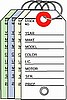 KEY TAGS AP-DP-21A BOX OF 250