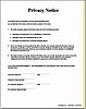 STOCK PRIVACY NOTICE AP-PN-2 1 PACK OF 250